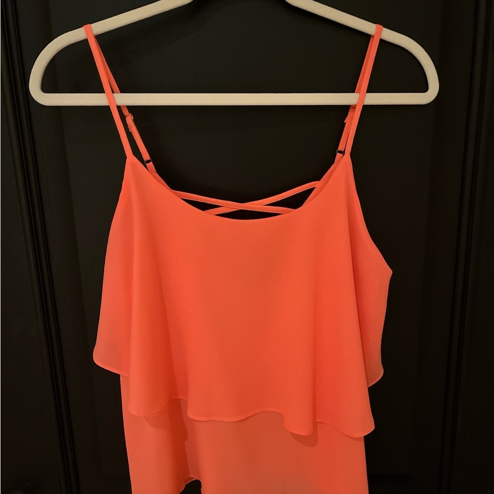 Women's Coral Layered Cami Top